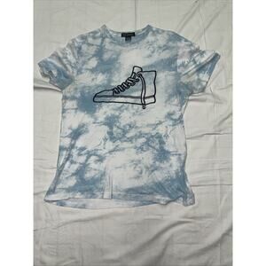 French Connection T Shirt Size Small S Color Blue And White Short Sleeve